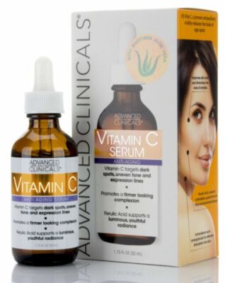 Advanced Clinicals Anti-Aging Vitamin C Serum - 1.75oz Size