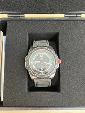 Luminox 3760 Bear Grylls Wristwatch Timepiece Black Dial Nylon Band Genuine