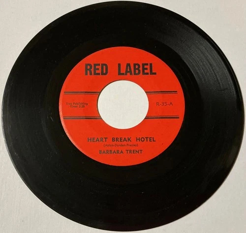 Barbara Trent SOUL FUNK 45 Heart Break Hotel  Man I Love RED LABEL VG+++/M- HEAR