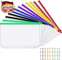 A5 Binder Taschen, 12 StüCk 6-LöCher Binder Taschen KlarsichthüLlen Ringbuch Mit