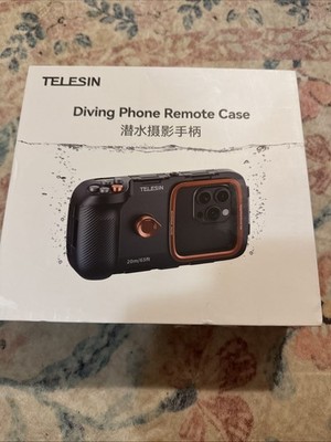 TELESIN Underwater Snorkeling Diving Phone Waterproof Case Universal - NEW