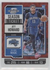 2023 Contenders Optic Season Ticket International Red Prizm Jett Howard #99 0t30