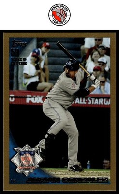 2010 Topps Update Gold /2010 #US-240 Adrian Gonzalez GET EVERY 4TH FREE