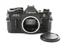 Canon AE-1 35mm SLR Film Camera Black No.1117025 From JAPAN Near MINT 