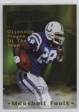 1995 Excalibur Rookie Roundtable Redemption Gold Marshall Faulk #25 HOF 0nr3