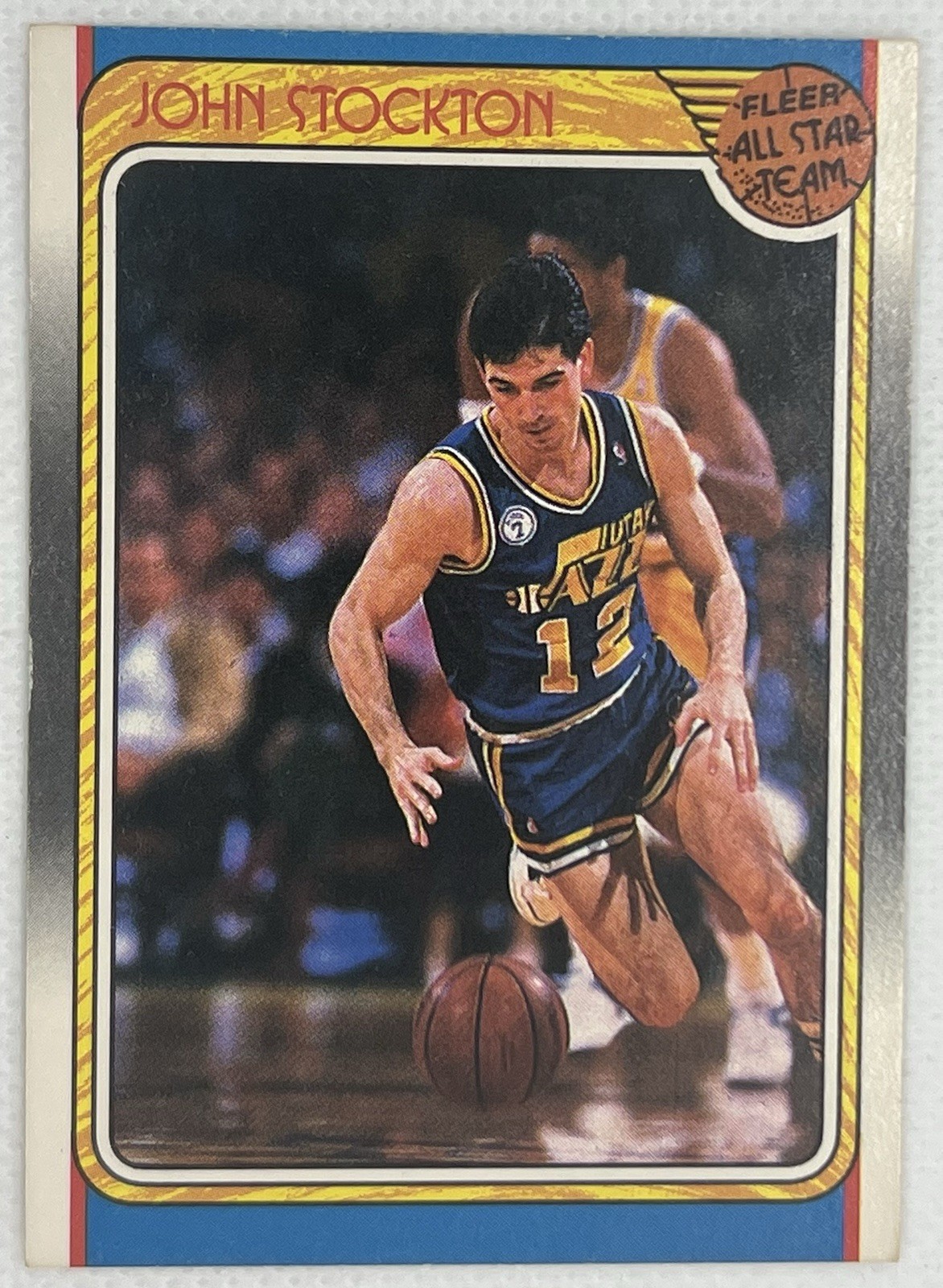 1988-89 Fleer - Fleer All Star Team John Stockton #127 (RC)