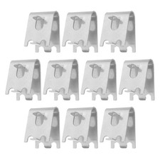 10 Pcs Freezer Compartment Bracket Shelf Support Pegs Metal Clip Supports
