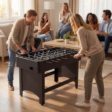 Foosball Table, Home Arcade Football Table Set for Kids  Adults, Family Nights