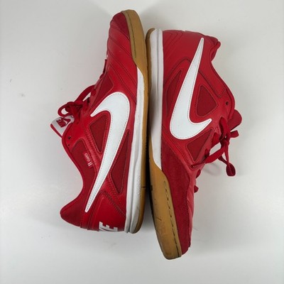 Nike SB Gato Men's US 13 University Red/White/Gum Indoor Soccer