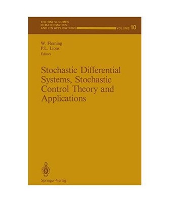 Stochastic Differential Systems, Stochastic Control Theory, and Applications, We