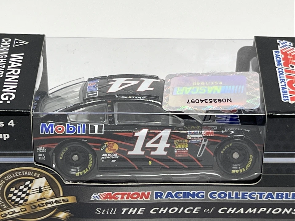 Tony Stewart #14 2013 Mobil 1 черный Chevrolet 1:64 действие NASCAR литой - Изображение 4 из 4