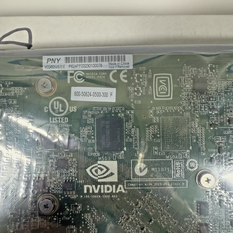 PNY VCQ450NVS-X16 Quadro NVS 450 512MB GDDR3 Quad DisplayPort Graphics Card - Image 3 of 4