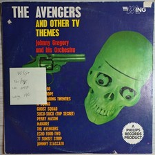 Johnny Gregory And His Orchestra The Avengers Vinyl Record LP VG/G+ WL 1087 1966