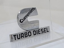 Oem 2006 - 2012 Dodge Ram 2500 3500 Cummins Turbo Diesel Chrome Fender Emblem