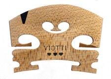 Violin Bridge 4/4: Finer Grade Solid Maple Violin Bridge, Pre-Cut Pre-Fitte...