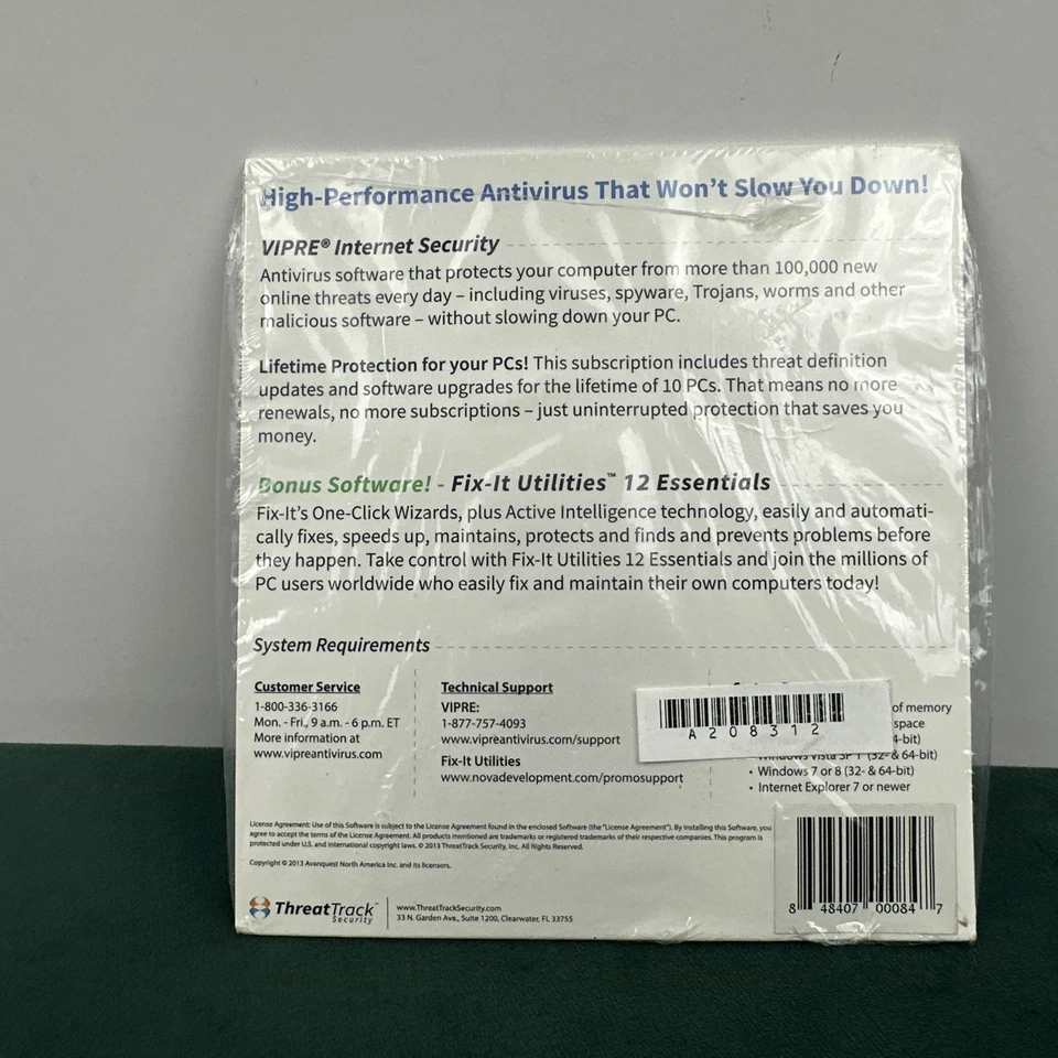 VIPRE Internet Security 2014 10 PCS Lifetime Protection NOS - Image 4 of 4