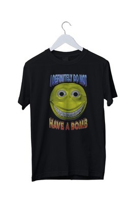 Definitely Do Not Have a Bomb Funny Meme Graphic Print T-Shirt S M L XL 2 3 4 XL