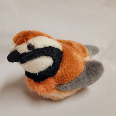 2007 Audubon Birds Northern Bobwhite Quail Plush Toy K&M International NO Sound