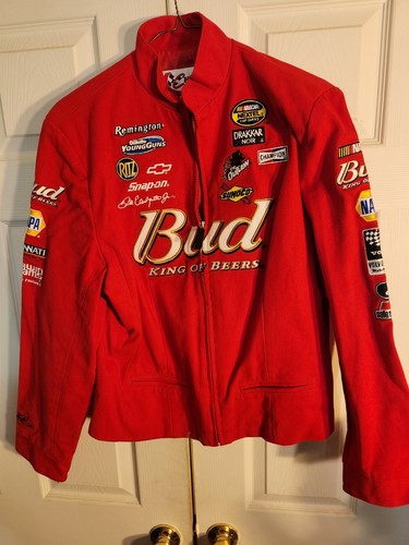 Dale Earnhardt Jr Women's Chase Authentics Nascar Jacket #8 size XL Budweiser
