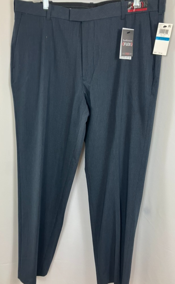 green emerald velvet dress Van Heusen Men's Slim Fit Flex Flat Front Pant main image 0