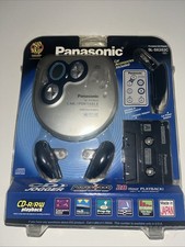 VTG Panasonic portable cd player Sl-sx282c No Skip W/ Car Accessorie Sealed NOS