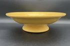 Fiesta Yellow Pedestal Compote Bowl 12” Homer Laughlin USA READ SMALL Chip