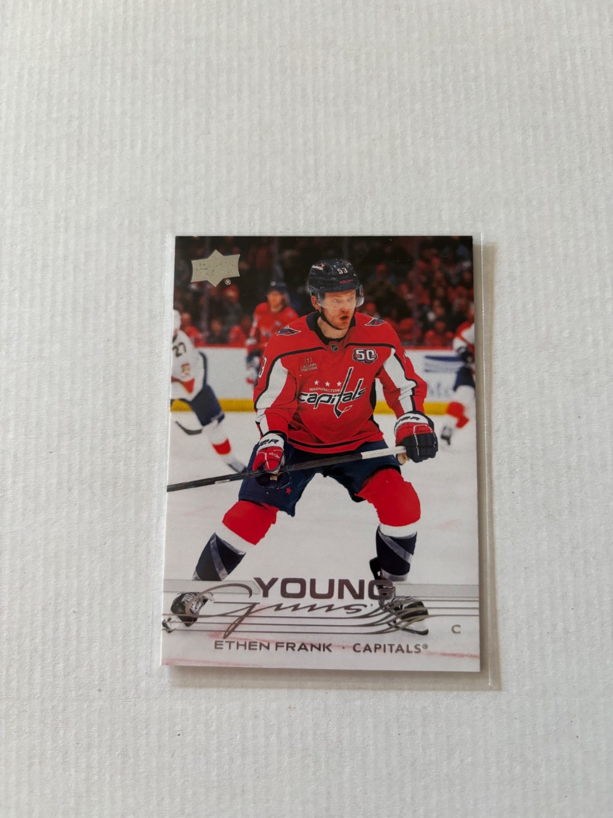 2025-26 Upper Deck Series 1 Ethen Frank Young Guns #240 Capitals (RC)