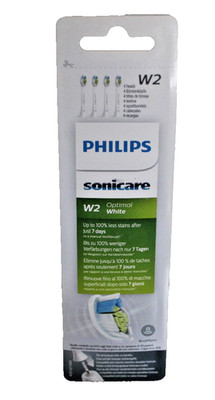 PHILIPS Sonicare W2 Optimal White 4 Stk. Aufsteck Ersatzbürste - 4.5 1166 S6
