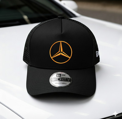 Mercedes 9FORTY Embroidered Trucker Hat Mesh Adjustable Luxury Car Cap