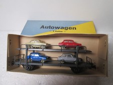 Dahmer/Haufe Pkw-Transportwagen mit 4xTrabant 601 HO