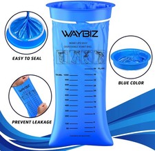 Vomit Bags 14 Pack 1000 ml, Non-Transparent Disposable Barf Bag, Throw Up