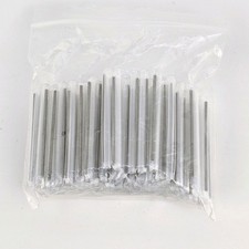 100 Pcs 40mm x 1.2mm Fiber Optic Fusion Splice Protector Tube Sleeve Steel Rod