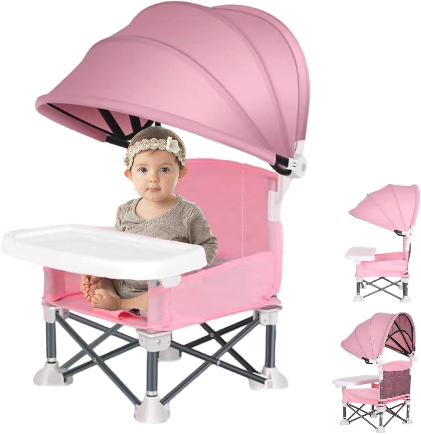 Seggiolino Pappa Portatile da Viaggio - Sicurezza e Comfort per Bimbi