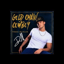 Parker McCollum Signed Autographed Gold Chain Cowboy Vinyl Beckett Certified