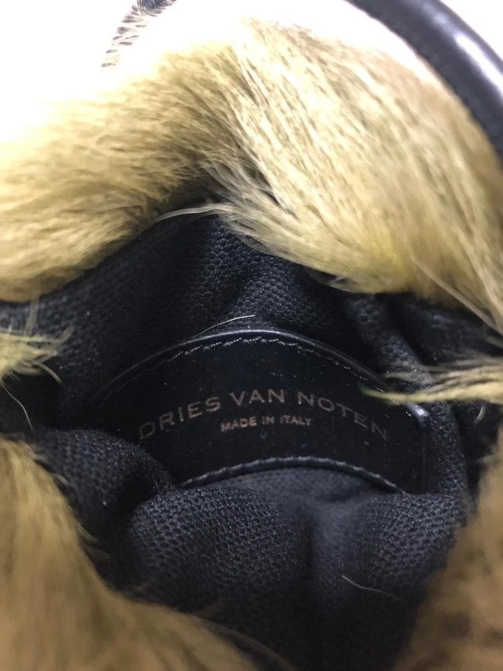 Dries Van Noten Bandolera Teléfono Bolso de Hombro Bolsa en Caqui Verde NUEVO de Japón Foto 4 de 4