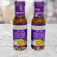 2 Primal Kitchen No Soy Organic Teriyaki Sauce & Marinade - 8.5 fl oz