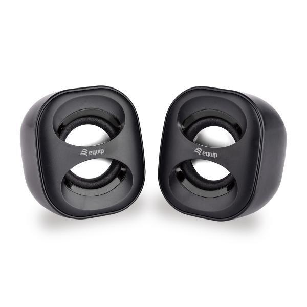Equip CASSE 2.0 MINI SPEAKER USB - NERO (245330) - Immagine 2
