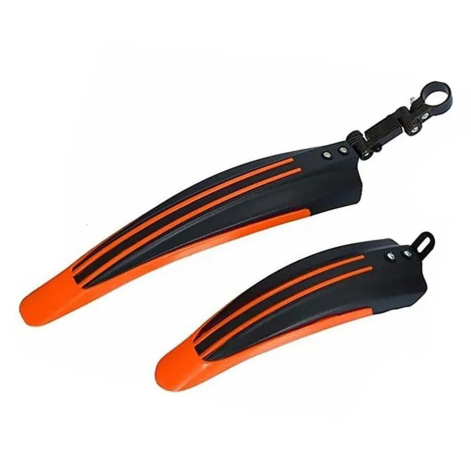 Front And Rear Mudguards Orange Pp Mountain Bike Mud Guards Replacem New