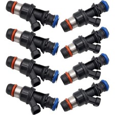 8 Oem New 42lb 440cc Fuel Injectors 25348180 For Chevrolet Gmc Marine 8.1l V8