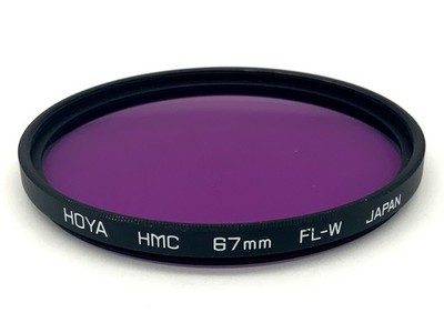 Hoya Farbkorrekturfilter HMC FL-W lila purple Filter 67mm Filtergewinde