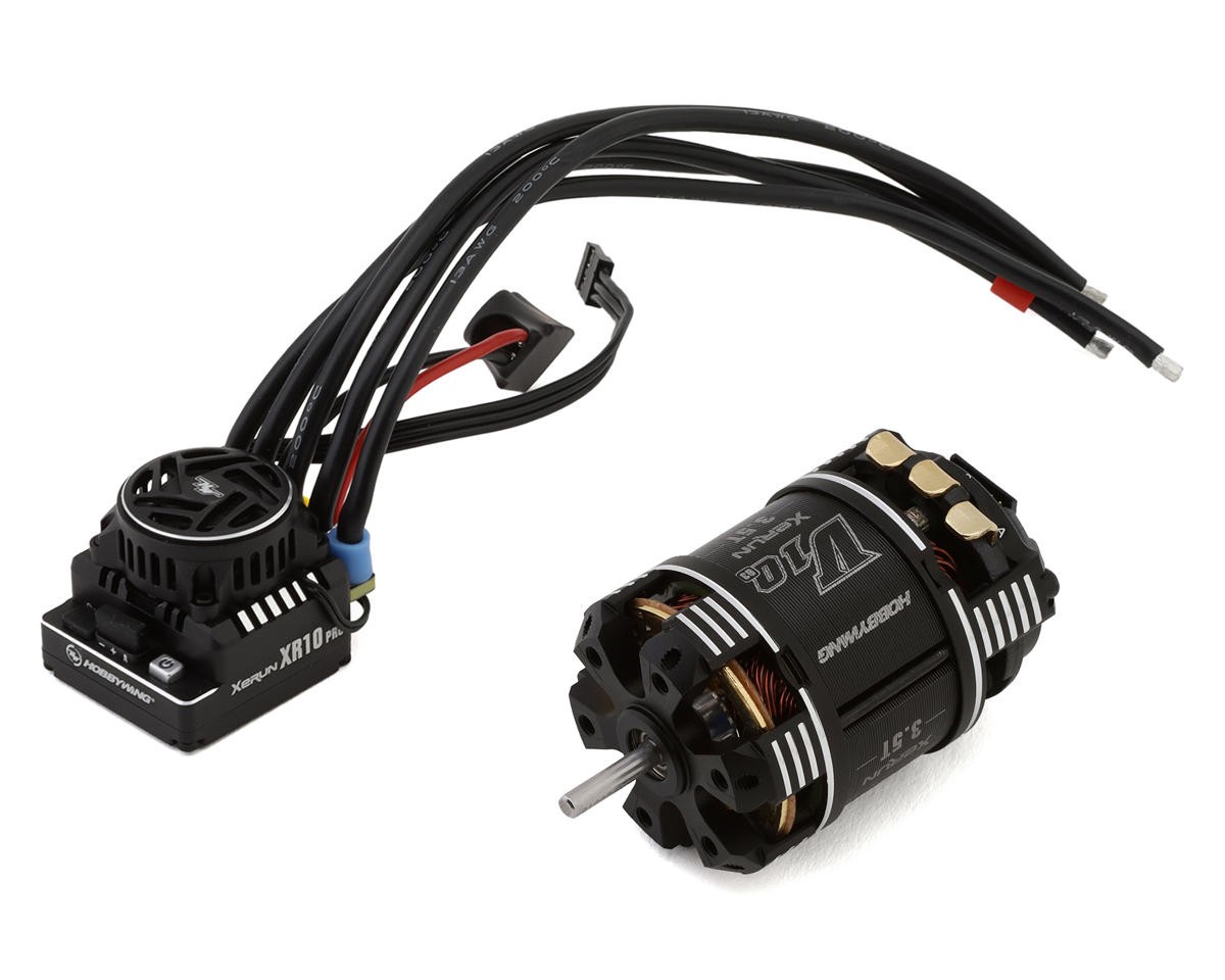 A*a様 hobbywing-G3美品 Hobbywing XR10 Pro G3 Sensored Brushless ESC/V10 G3 Motor Combo