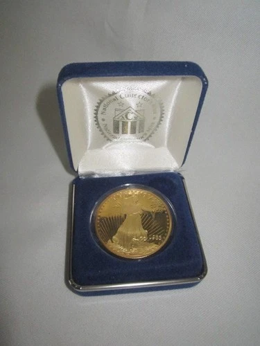 1933 $20 Gold Plated Liberty Double Eagle Coin National Collector's Mint - Copy