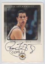 1998-99 Upper Deck Ionix UD Authentics Raef LaFrentz #RL Auto n0c