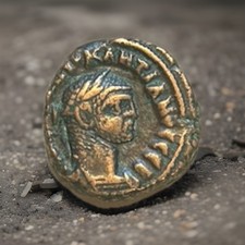 Roman Diocletian Tetradrachm With Eagle Reverse XF