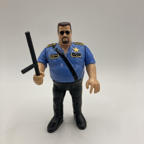1990 WWF Hasbro Big Boss Man Figure Nightstick WWE...