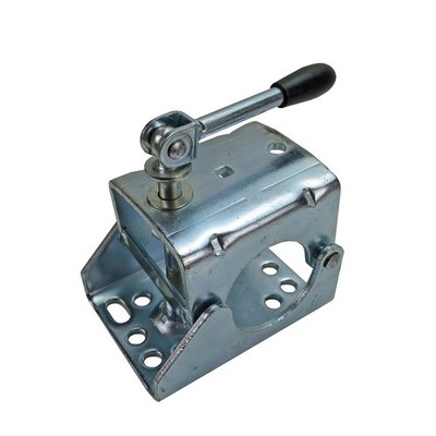 Klemmhalter 60 mm Rohrdurchmesser m. Klappknebel für Anhänger Stützrad