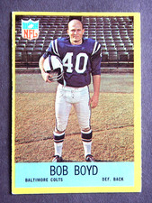 Bob Boyd #15 Philadelphia 1967 Football Card (Baltimore Colts)*