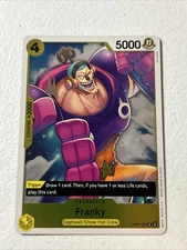 One Piece - Franky - OP07-107 Rare - NM/M Condition - English