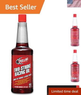 High-Performance Racing Synthetic Two-Stroke Oil - 16oz x 12 Pack - 5W-30