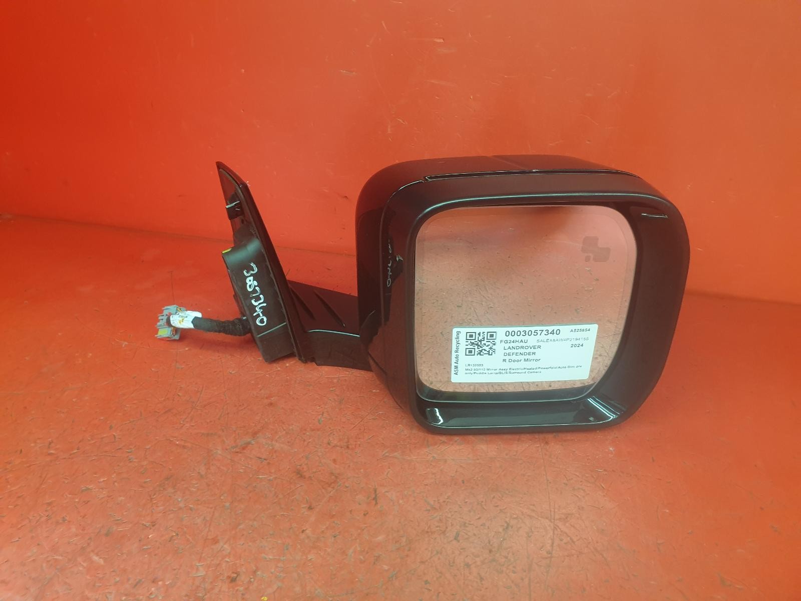 LANDROVER DEFENDER DOOR MIRROR DRIVERS SIDE OFFSIDE RH WING 2024 5 DOOR ESTATE